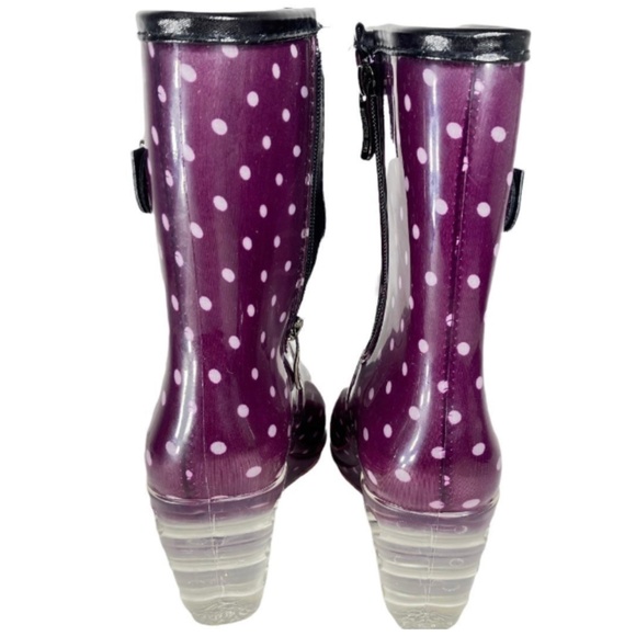 Sanming Mei size 38 (7) Womens Wedge Rain Boots - Picture 5 of 12